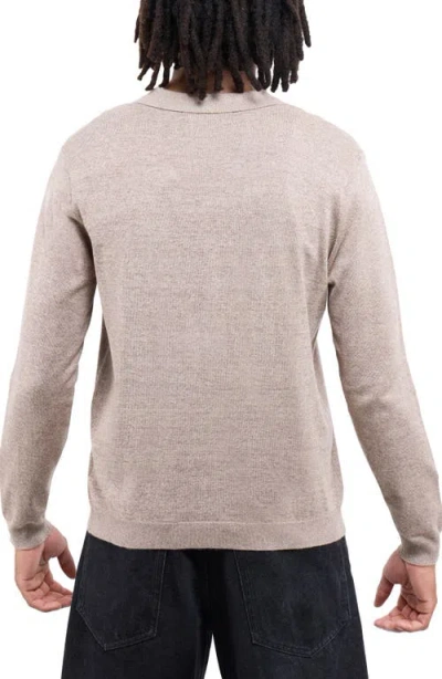 X-ray Xray John Collared Sweater In Neutral