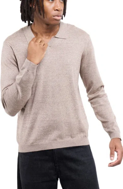 X-ray Xray John Collared Sweater In Neutral