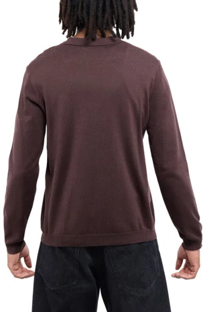 X-ray Xray John Collared Sweater In Brown