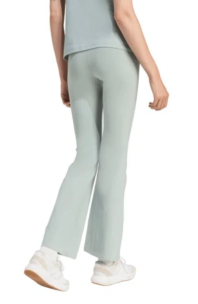 Adidas Originals Adidas Essentials Small Logo Flared Leggings In Metallic