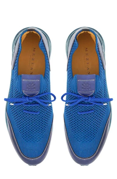 Mezlan Piedra Knit Sneaker In Blue