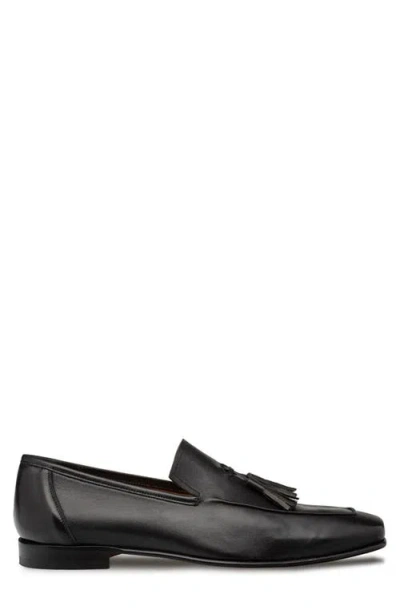 Mezlan Javea Tassel Moc Toe Loafer In Black