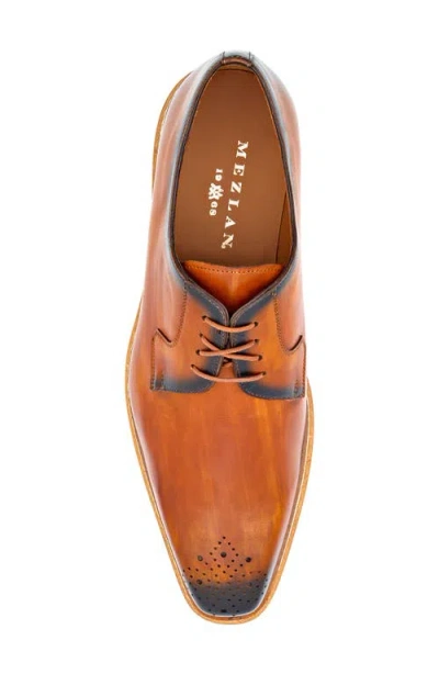 Mezlan Lug Sole Brogue Medallion Derby In Multi