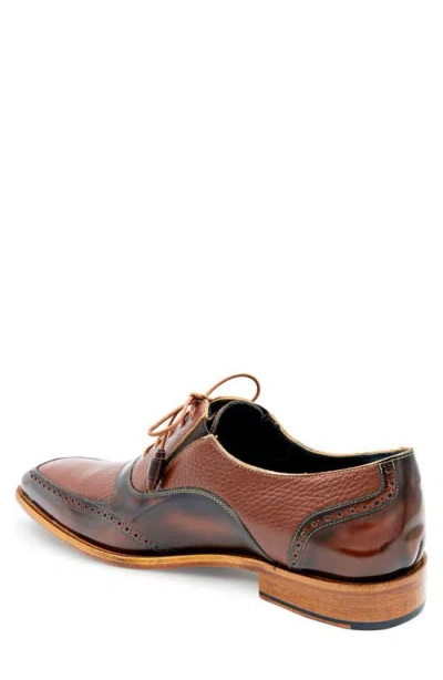 Mezlan Brogue Apron Toe Oxford In Multi