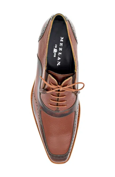 Mezlan Brogue Apron Toe Oxford In Multi