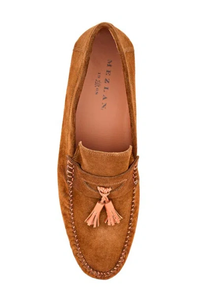 Mezlan Tassel Moc Toe Loafer In Multi