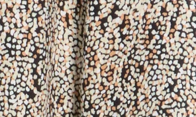 Renee C Tie Neck Long Sleeve Top In Gray