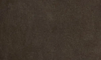 Renee C Faux Suede Longline Coat In Green