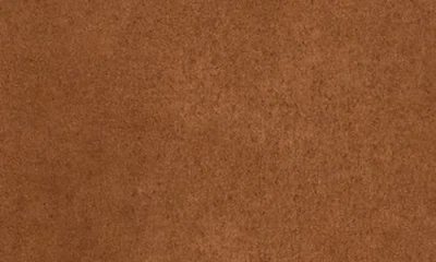 Renee C Faux Suede Sleeveless Top In Brown