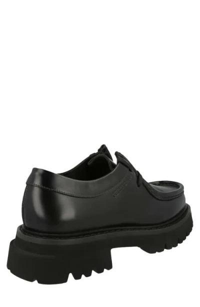 Ferragamo Deroy Lug Sole Dress Shoe In Black