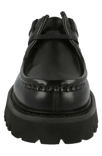 Ferragamo Deroy Lug Sole Dress Shoe In Black
