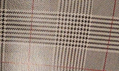 Commando Plaid Faux Leather Crop Pants In Gray