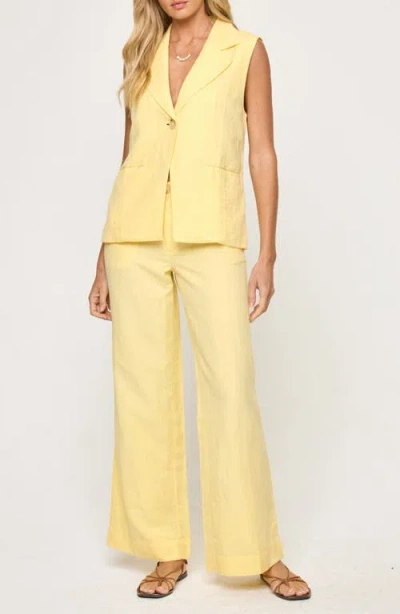 L*space Lspace San Marco Cover-up Vest In Yellow