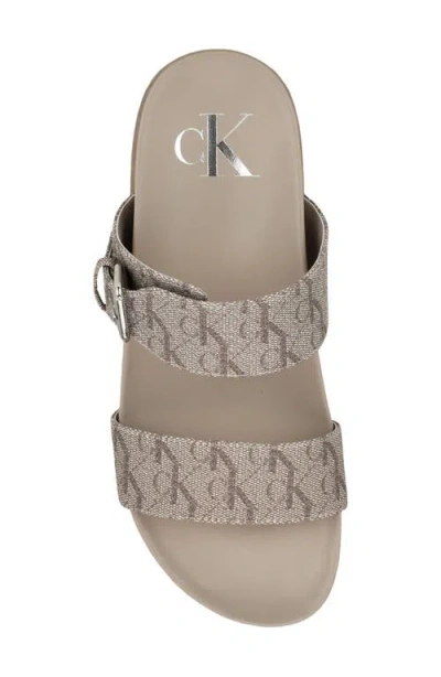 Calvin Klein Landesa Slide Sandal In Multi