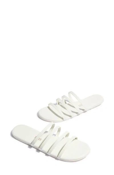 Tkees Senna Strappy Slide Sandal In White