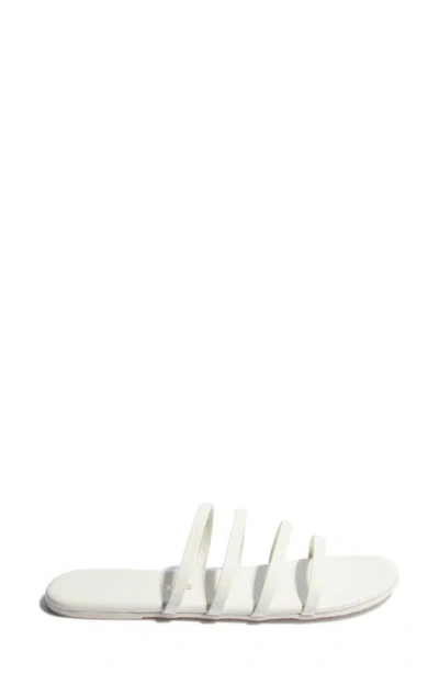 Tkees Senna Strappy Slide Sandal In White
