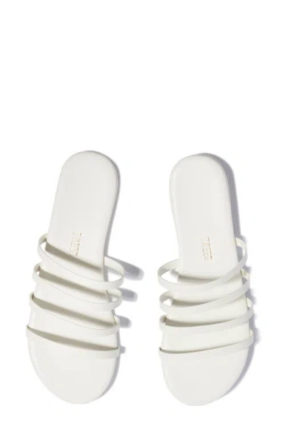 Tkees Senna Strappy Slide Sandal In White