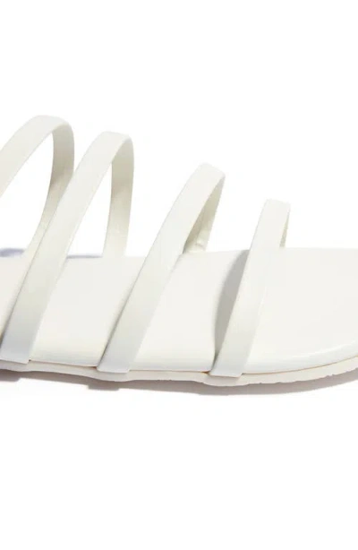 Tkees Senna Strappy Slide Sandal In White