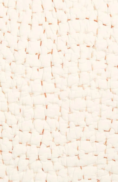 Coyuchi Hand Stitched Organic Cotton Euro Sham In White