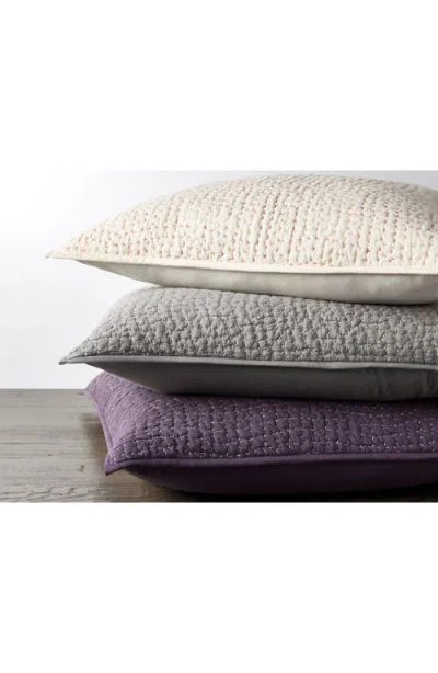 Coyuchi Hand Stitched Organic Cotton Euro Sham In White