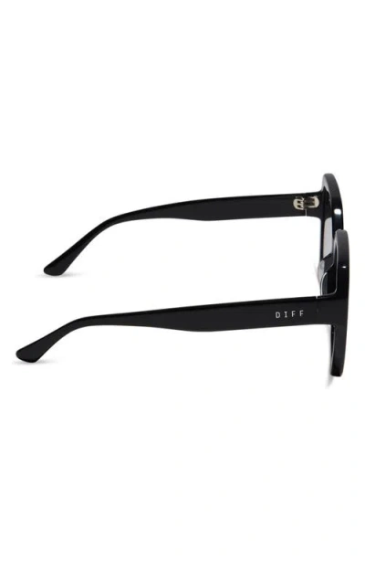 Diff Sloane 54mm Square Sunglasses In Black