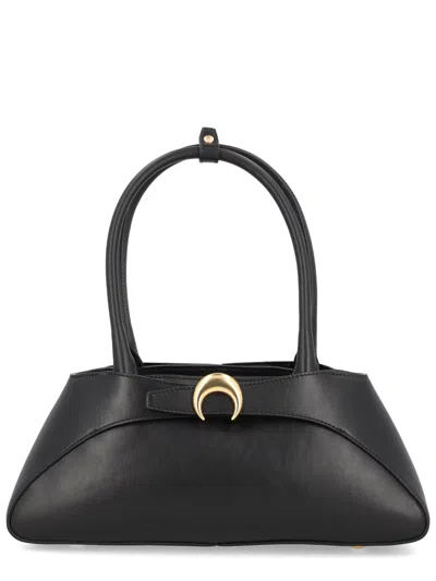 Marine Serre Aurora Baguette Bag In Black