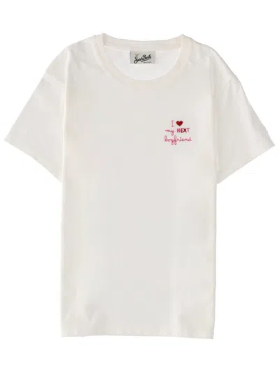 Mc2 Saint Barth Cotton T-shirt In White