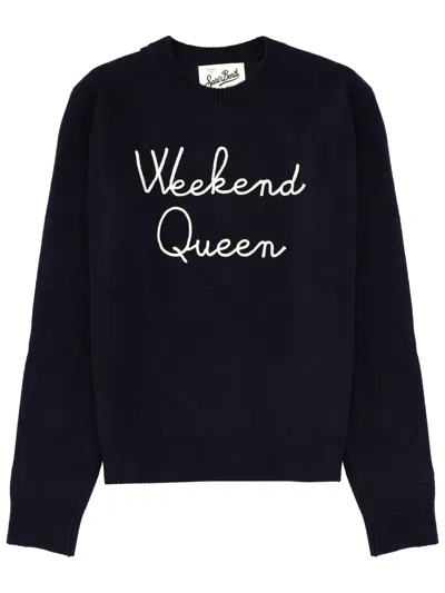 Mc2 Saint Barth New Queen Jersey In Blue