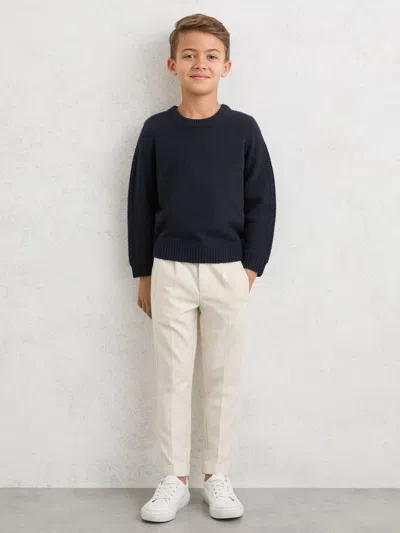 Reiss Navy Jumper In Blue