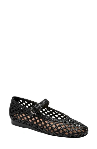 Marc Fisher Evonna Mary Jane Flat In Black