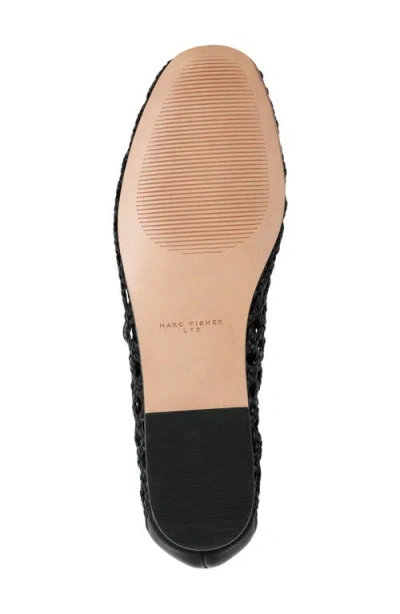 Marc Fisher Evonna Mary Jane Flat In Black