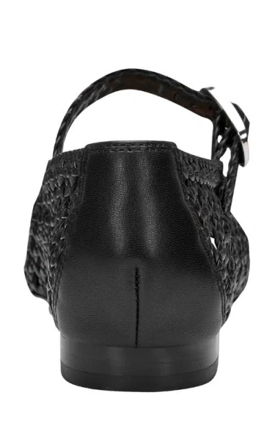Marc Fisher Evonna Mary Jane Flat In Black