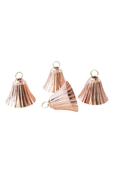 Coppermill Kitchen Cmk Copper Bell Ornaments In Brown