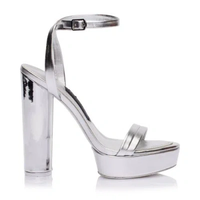 Jessica Rich Love Platform In Silver
