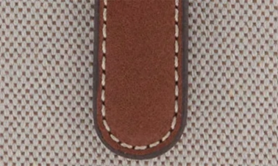 Mango Canvas Phone Crossbody Bag In Brown