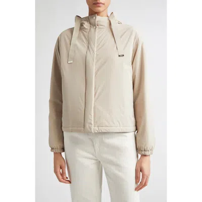 Herno Resort Travel Nylon Ponente Packable Hooded Jacket In Multi