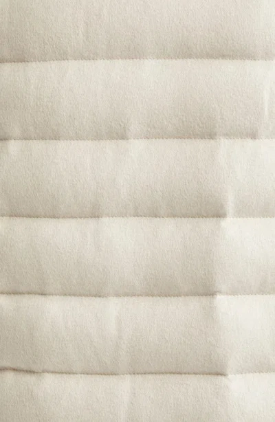 Herno Resort Silk & Cashmere Water Repellent Down Jacket In White