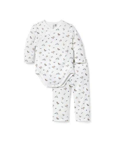 Janie And Jack Boys' Woodland Friends Wrap Matching Set - Baby In White