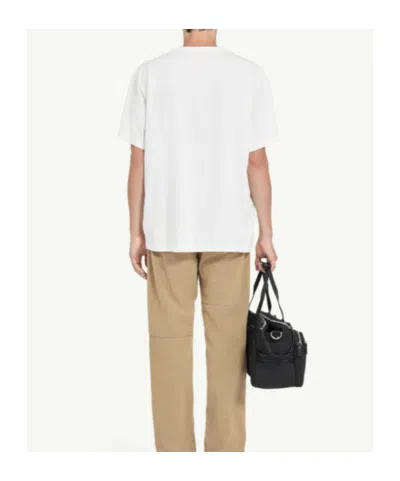 Mm6 Maison Margiela T-shirt With A Digitally Inspired Key Print On The Chest In White