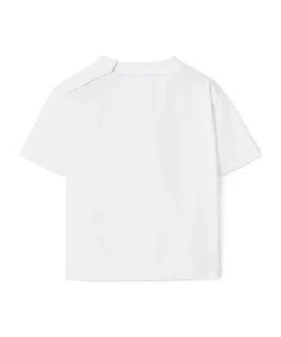 Burberry Kids Puffer Bear T-shirt In White