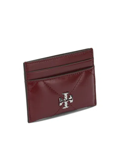 Tory Burch Quilted Purses And Card Holders Collection In Burgundy
