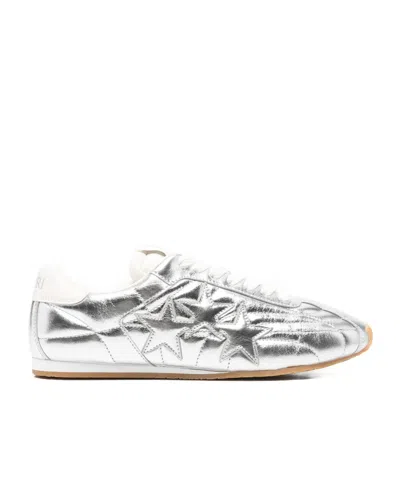 Amiri Lace-up Sneakers In Silver