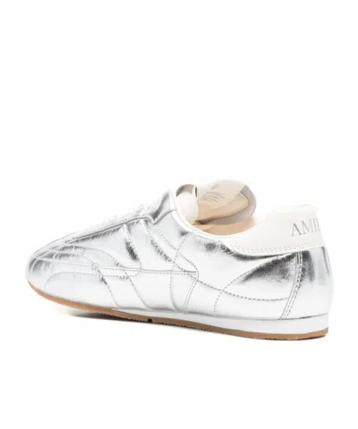 Amiri Lace-up Sneakers In Silver