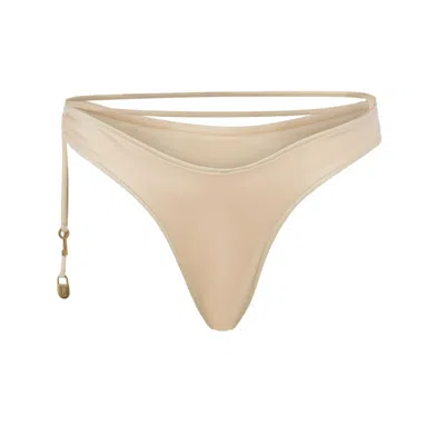Bianca Resortwear Women's Neutrals Lulu Swim Bottom In Cream In White