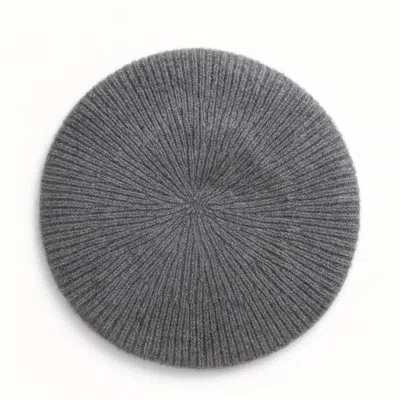 Beira Women's Wool & Cashmere Beret – Heather Grey In Gray