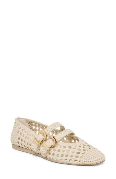 Dolce Vita Baylee Woven Mary Jane Flat In Neutral