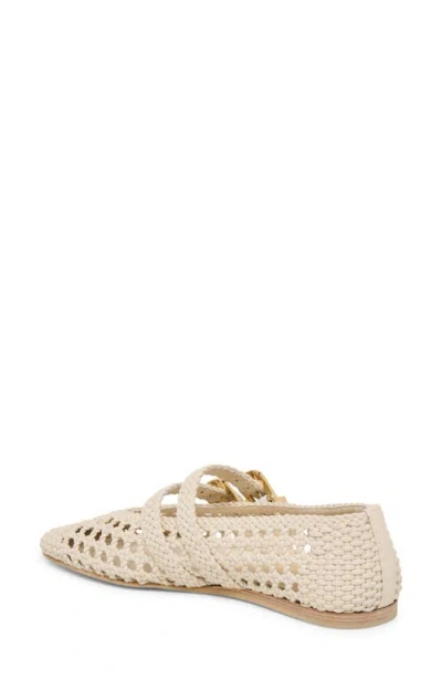 Dolce Vita Baylee Woven Mary Jane Flat In Neutral