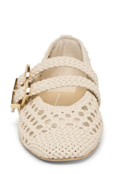 Dolce Vita Baylee Woven Mary Jane Flat In Neutral