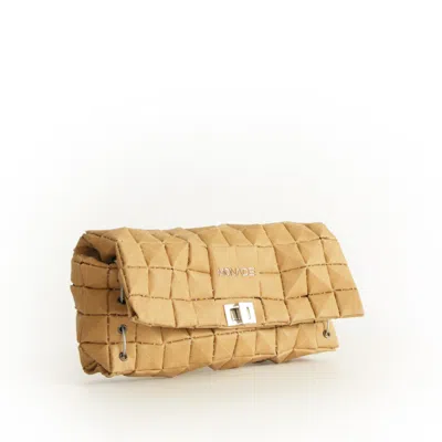 Monade Women's Brown Pouch Bag Matte Dune In Brown