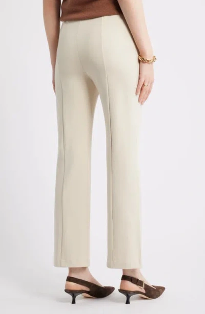 Nordstrom Pull-on Ponte Trousers In Neutral